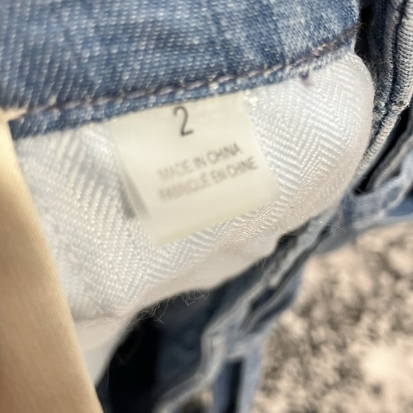 Elie Tahari Chambray Shorts Womens Size 4 Blue Tie Waist Lightweight Summer NWOT - Picture 9 of 12